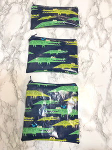 Reusable Snack Bags - Alligator Print