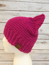 Crochet Pussycat Hat - Pussy Hat - Cat Hat  - Kitty Hat