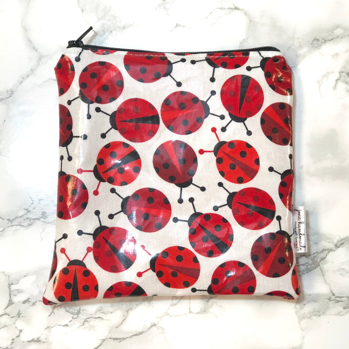 Reusable Snack Bags - Ladybug Print