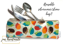 Reusable TO GO Bag - Great for silverware, straws, and toothbrushes!