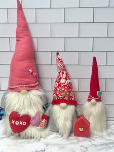 Lovie Gnome | Stuffed Gnome | Valentines Gnome