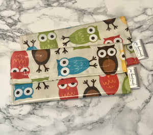 RTS | Reusable Snack Bags | Set of 2 | Owl Print