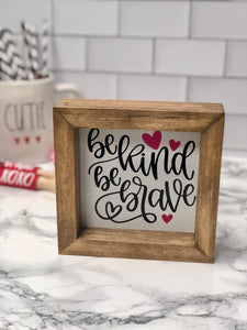 Be Kind Wood Sign | Wooden Sign | Rustic Sign | Farmhouse Decor