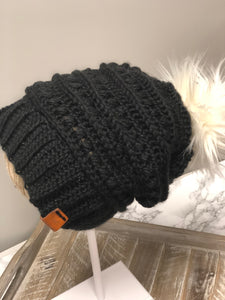 Becky Beanie - Crochet Slouchy Beanie