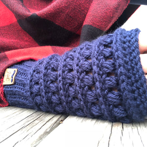 Fingerless Mittens - Hand Warmers - One Size Fits Most!
