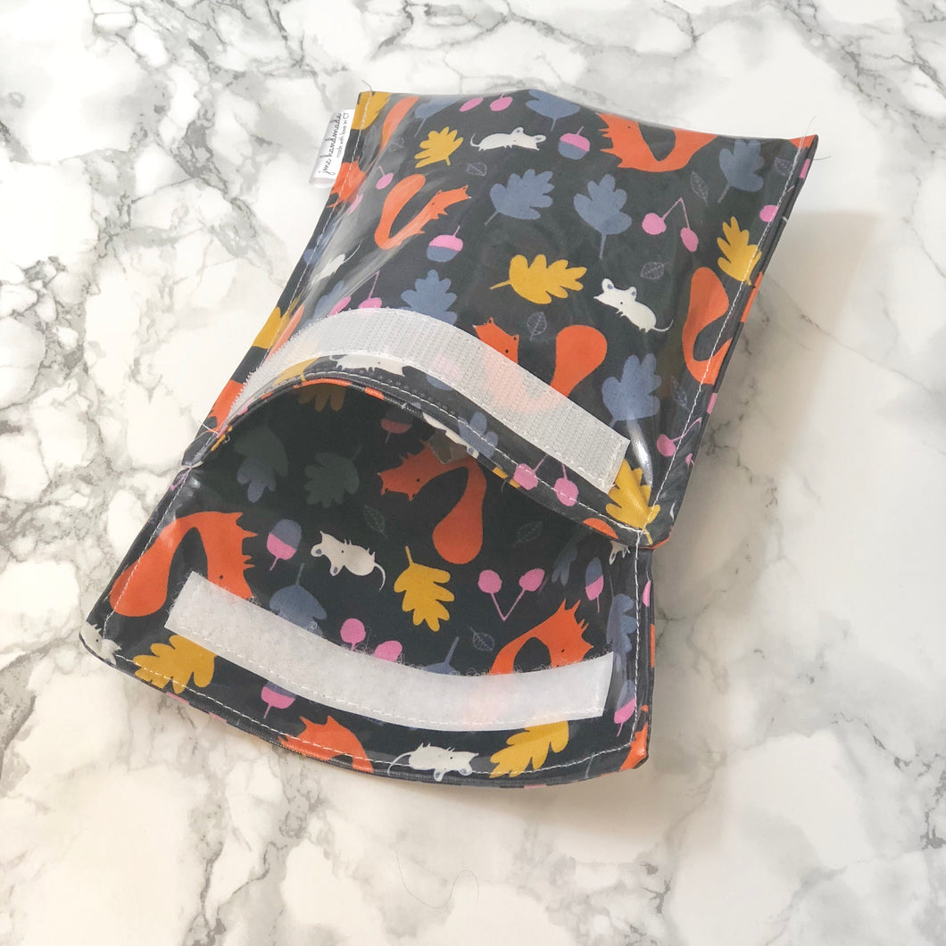 RTS | Reusable Snack Bags | Squirrel Print