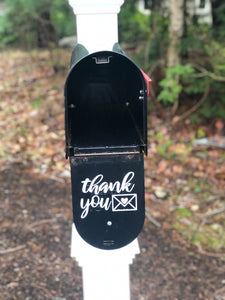 Thank you Vinyl Sticker | Mailbox Sticker