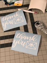 Thank you Vinyl Sticker | Mailbox Sticker